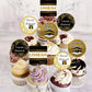12/24pcs Umrah Mubarak Cupcake topper decoration, Hajj and Omra festival decoration, Muslim Eid Mubarak party supplies