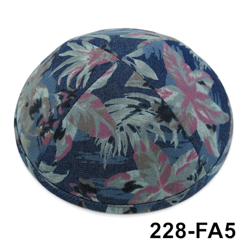 GIU 19cm Jewish Jean Denim Kippo Hats Caps Skullies Beaniest Kipa Yarmulke Kippah Dome For Wedding And Events
