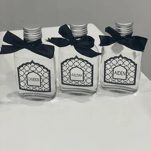 Zamzam Water Empty Plastic Bottle For Guest Refillable Portable Party Gift Hajj Umrah Mubarak Traval Container Makeup Dispenser