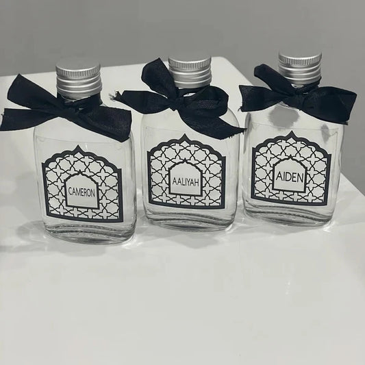 Zamzam Water Empty Plastic Bottle For Guest Refillable Portable Party Gift Hajj Umrah Mubarak Traval Container Makeup Dispenser