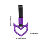Rear Bumper Warning Ring Ring Devil Heart-Shaped Car Hand Strap Creative Unique Easy To Install Rear Bumper Warning Ring For Car