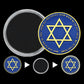 Hebrew Prayer Coin May Our Paths Be Free From Obstacles, Jewish Star of David Protection Amulet for Travel Gift