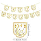 Umrah Mubarak Banners EID Mubarak Decoration 2025 for Home Bunting Banner Ramadan Kareem Islamic Muslim Party Eid Al Adha Gifts