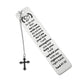 Stainless Steel Bible Bookmark Pray Cross Believer Bookmark High Quality Reading Tool Stationery for Men Women Festival Gifts