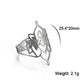 Unift Sacred Geometry Flower of Life Ring Adjustable Stainless Steel Ring Men Women Accessories Vintage Filigree Jewelry Gifts