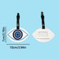 Fatima creative hand eye pattern luggage tag, airport check-in luggage tag, travel accessory to avoid loss.-zmt