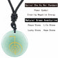 Hot Natural Crystal Quartz Cho Ku Rei Reiki Energy Symbol Pendant Ancient Spiritual Healing Necklaces Pendants Women Man Jewelry