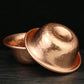 Nepalese Pure Copper Water Supply Bowl Handmade Hammer Pattern Holy Water Bowl for Buddha Buddhist Supplies