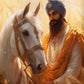 Khalsa Sikh Bold Warrior Retro Religion Poster Print Wall Art Pictures Canvas Painting Living Room Bedroom Home Decor Gift