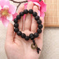 2023 New Religion Buddhist Women Men Prayer Beads Wood Bead Bangle Copper Coin Buddha Bracelet  Accessories