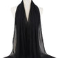 New Fashion Women Solid Chiffon Headscarf Ready To Wear Instant Hijab Scarf Muslim Shawl Islamic Hijabs Arab Wrap Head Scarves