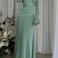 Eid Muslim Party Dress Women Ramadan Abaya Pleated Flare Sleeve Long Dresses Morocco Vestidos Largos Dubai Robe Jalabiya 2024