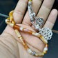 Tasbih Yellow Resin Turkish fashion Bracelet muslim Accessories prayer beads Eid Gift misbaha
