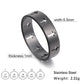 COOLTIME Gothic Cross Couple Rings Stainless Steel Silver Color Jesus Cross Finger Ring for Men Women Punk Jewelry Wedding Gift