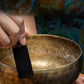 Nepal Full Moon Singing Bowl Mallet Cushion Sound Bowl Set Copper Music Therapy Sontherapy Sound Healing Meditation Instrument
