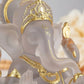 Elephant Deity Statue Statue Colored Glaze Effect Indian Elephant God Idol Resin Elephant Deity Statue Statue High-Quality
