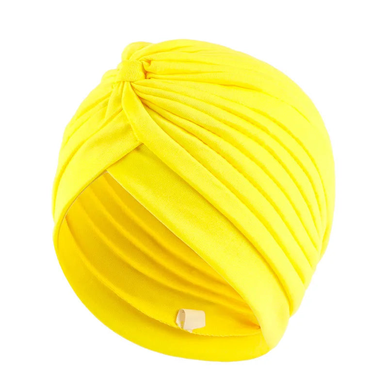 NEW Luxury Divas Stretchable turban Head wrap hat with beaded pendant women Headwear