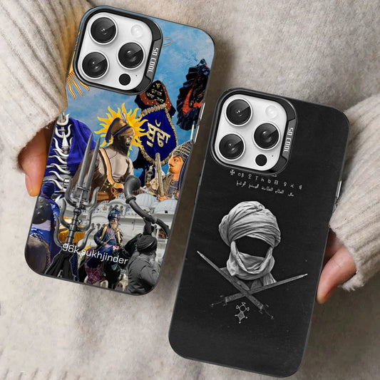 Nihang Singh Sikh Warrior Phone Case For iPhone 16 15 14 13 12 11 Pro Max X XR XSMAX 8 7 Plus Matte Shockproof Back Cover