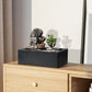Buddha Zen Table Fountain with LED Light Indoor Buddha Statue Fountain Landscape Succulent Plants Home Decoration