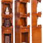 ZMLSolid Wood Altar Cabinet Buddha Niche Clothes Closet Altar New Chinese Three-Layer Household Buddha Shrine