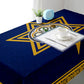 Happy Passover Rectangle Tablecloth Holiday Party Decor Jewish Pesach Seder Plate Star of David Table Cloth Passover Decorations