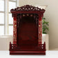 WallMounted Kitchen Shrine Wooden God Statue Altar Traditional Home Decor for Charity Hall & Spiritual Enshrinement