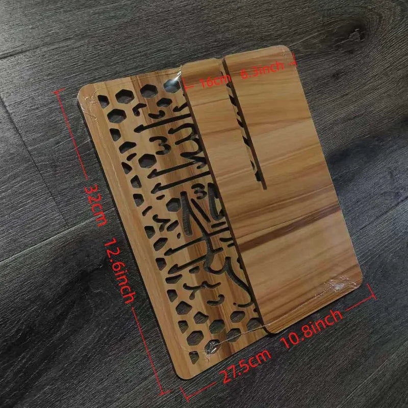 MDF Scripture Reading Stand Bracket Study Scripture Stand Reader Support Frame Elegant Decorative Wood Bookshelf
