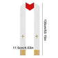 Double Side Clergy Mass Stole Religious Worship Shawl with Tassel for Sacramental Occasion Unisex Church Supplies