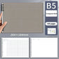 120 Pages B5 Mind Map Notepad Grid Diary Loose Leaf Office Planner Notebook Sketchbook Notebooks Writing Pads School Supplies