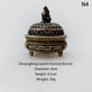 Antique Style Lamp Metal Incense Burner Scented Unscented Candle Holder Home Decor Gift Arabic Incense Burner