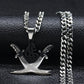 Islamic Imam Ali Zulfiqar Sword Pendant Necklace for Women Men Stainless Steel Gold Color Arabic Religion Chain Jewelry NZZZ764
