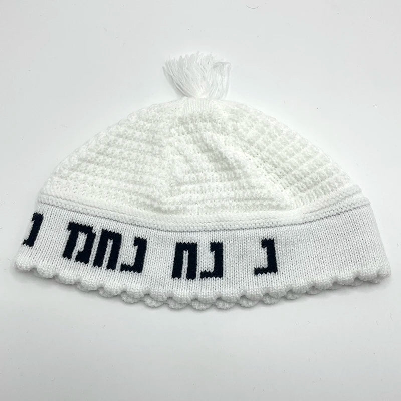 Frik Kippah Na nach nachman Kippot Knitted Kippah for Men