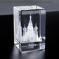 TOP craft ornament Russian Eastern Orthodox Church Vasily Ascension Church Crystal Carving crystal ornament free shipping cost