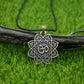 Om Yoga Lotus Flower Pendant Necklace Religious Buddha Mandala Meditation Spiritual Indian Jewelry