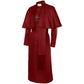 Medieval Priest Costume Catholic Church Religious Roman Retro Pope Pastor Father Mass Missionary Robe Clergy Cassock Full Sets$