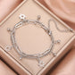 Dawapara Star of David Bracelet Jewish Prayer Judaica Hexagram Charm Protection Amulet Couple Gift Stainless Steel Jewelry