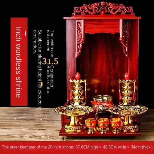 Buddhism Shrine Table, Household Statue Cabinet