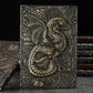 Vintage Dragon Relief Notebook A5/100 Sheets, Suitable For Planning, Scheduling, Journaling, Meeting Notes, Inspiration, Creativ