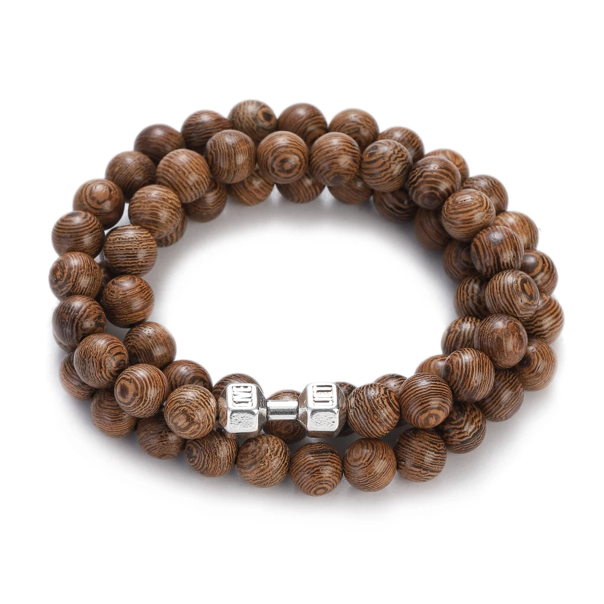 Multilayer Wood Beads Buddha Lotus OM Bracelet Tibetan Buddhist Mala Charm Rosary Bracelet Yoga Wooden For Women Men Jewelry
