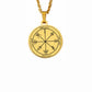 King Solomon Seal Talisman Amulet Jewelry Prosperity Manifest Love Pentacles Coin Medallion Stainless Steel Pendant Necklace