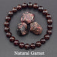 Natural Stone Real Red Jasper Prayer Bead Bracelet Women Men Rosary Stretch Elastic Bracelets Yoga Meditation Jewelry Wholesale