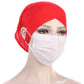 2026 New Jersey Earhole Underscarf Cap Forehead Cross Elastic Muslim Inner Hijab Caps Islamic Female Headscarf Turban Bonnet