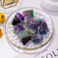 50g/bag Natural Raw Rainbow Fluorite Crystal Rough Stone Specimen Healing crystal love natural stones and minerals fish tank