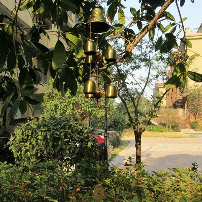 Wind Chime Ornaments, Door Hangings, Gifts, Outdoor Balcony Pendants, Metal Copper Wind Chimes, Bells, Jingle Car Pendants