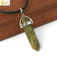 CSJA Hexagonal Bullet Crystal Necklaces Natural Gem Stone Quartz Necklace Pendant Chakra Amethysts Pink Quartz Lapis Lazuli G957