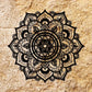 Bohemian Mandala Metal Wall Art - Lotus Flower Design, Zen Home Decor, Easy to Hang for Living Room, Yoga Studio, Meditation Roo