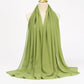 Muslim Chiffon Hijab Scarf Women Long Solid Color Head Wrap For Women Hijabs Scarves Ladies Muslim Veil Jersey Hijabs