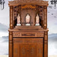 Cy  Solid Wood Buddha Shrine Buddha Cabinet Shrine Chinese Style Back Lamp Buddha Building Worship Prayer Altar Table Altar
