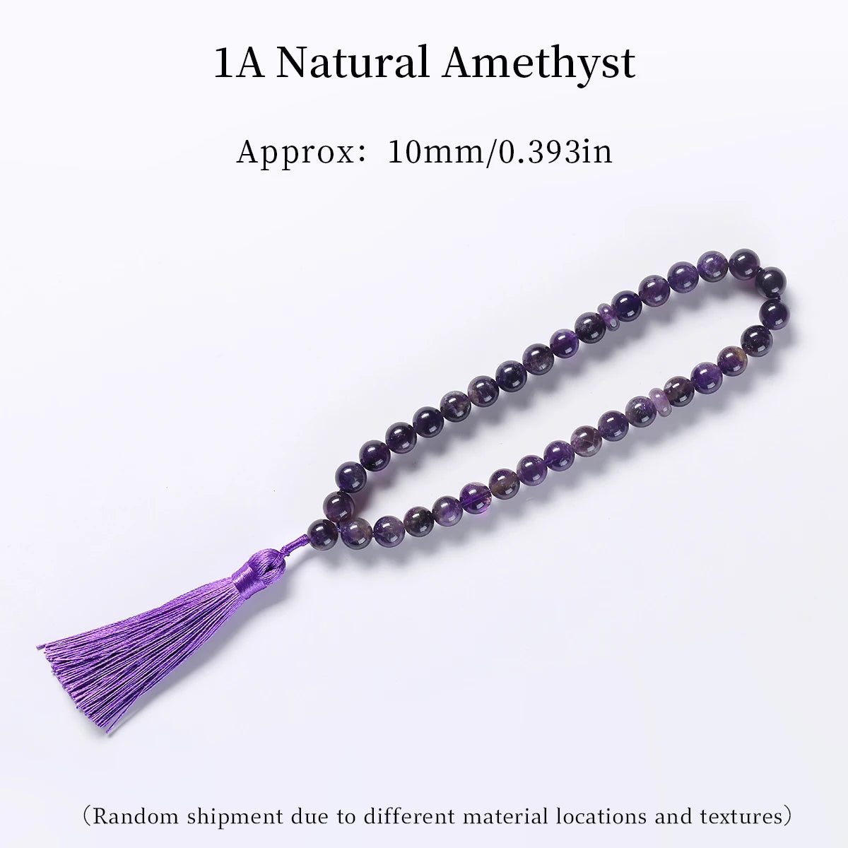 JD 10mm Natural Rose Quartz Bracelet Tassel Pendant 33 Prayer Beads Islamic Muslim Tasbih Allah Mohammed Rosary For Women Men
