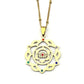 7 Chakra Sacred Geometry Metatron Necklace for Women Flower of Life Stainless Steel Stone Necklaces Reiki Healing Jewelry 9758
